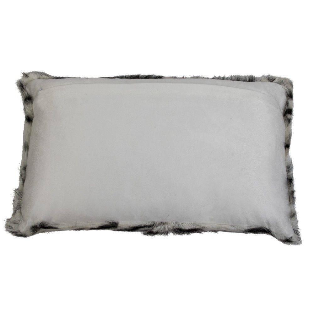 Kožený polštář dekor zebra - 50*30*10cm