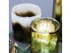 Skleněný svícen / váza se zvlněnním Manni - Ø7,5*9cm
