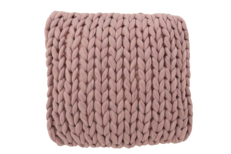 Pletený fialkový polštář Tricot purple - 40*40 cm