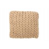 Pletený přírodní polštář Tricot crema - 40*40 cmBarva: přírodní Materiál: acrylic, bavlna 