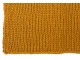 Pletený okrový pléd Tricot ochre - 152*127 cm
