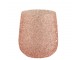 Růžový skleněný svícen Pearl pink - Ø 10*12cm J-Line by Jolipa