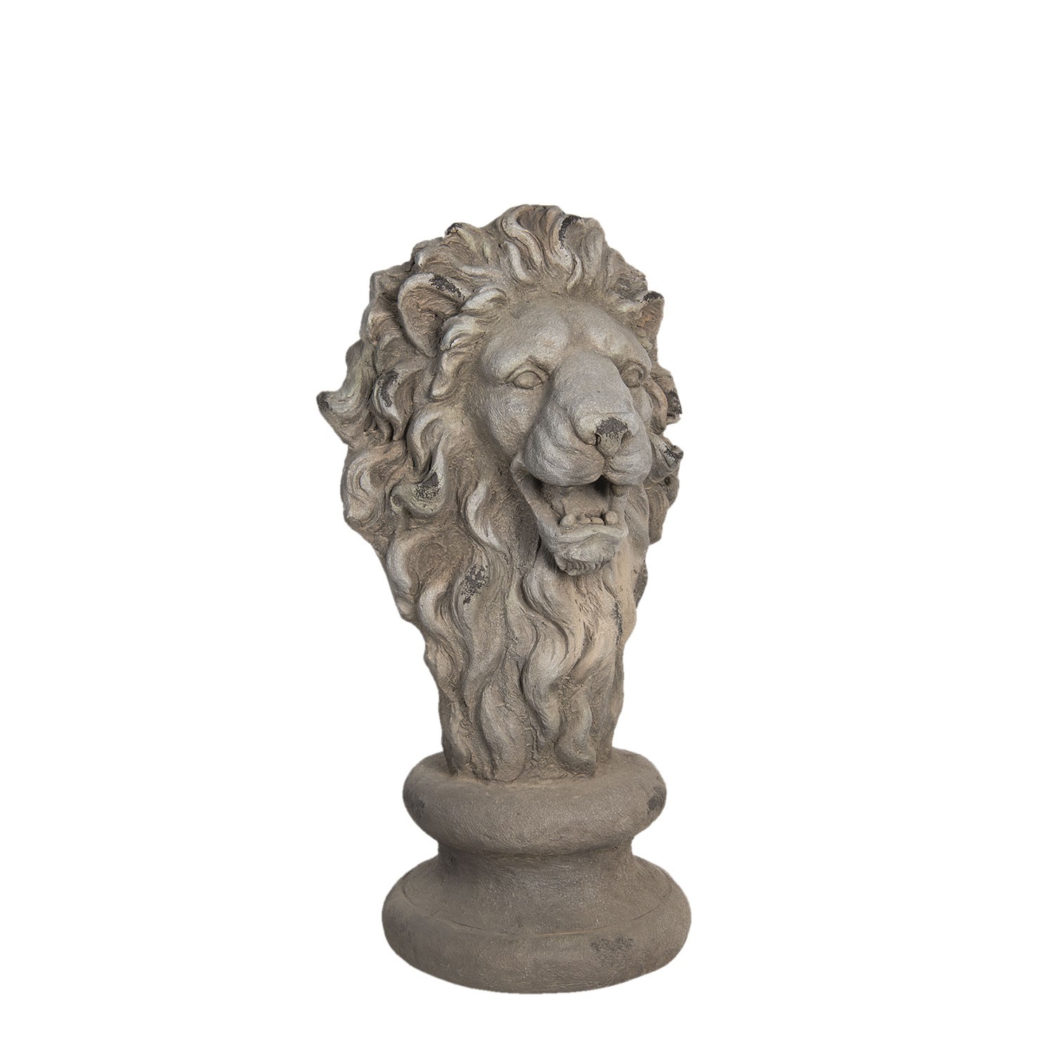 Dekorační busta lva v antik stylu Gwenaelle - 34*35*67 cm Clayre & Eef