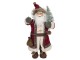 Vánoční dekorace Santa s vánočním stromečkem - 14*11*30 cm