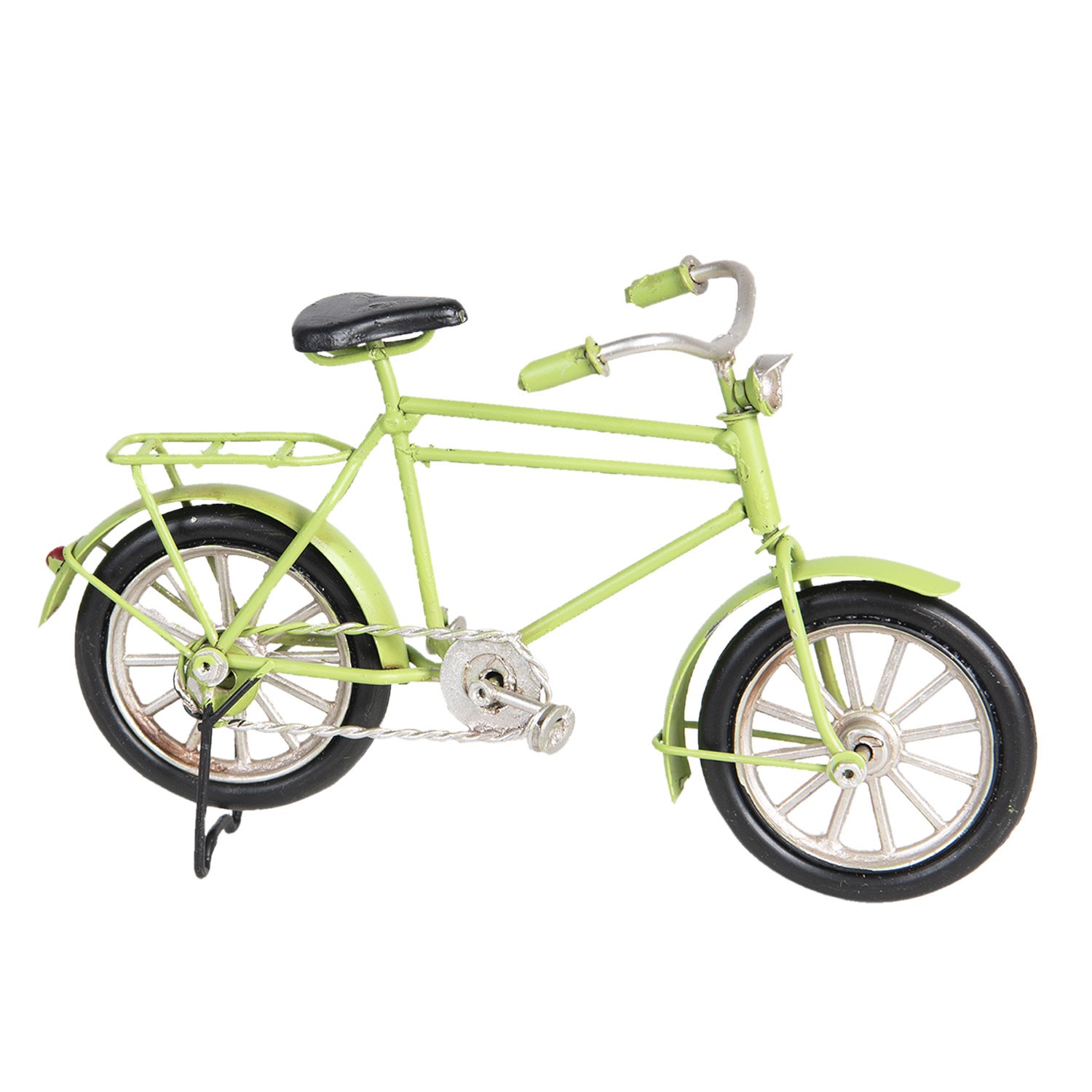 Kovový retro model jízdního kola v neonové barvě  - 16*5*10 cm Clayre & Eef
