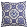 Polštář s modrými ornamenty - 43*43 cm