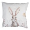 Povlak na polštář s velikonočním motivem králíka Rustic Easter Bunny - 40*40 cmBarva: Béžová / Hnědá Materiál: 100% bavlna Hmotnost: 0,19 kg 