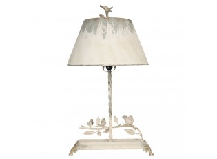 Kovová vintage stolní lampa s ptáčky Charlemagne - 44*43*75 cm