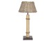 Stolní lampa s ratanovým stínidlem Mauger – Ø 30*61 cm E27/max 1*60W