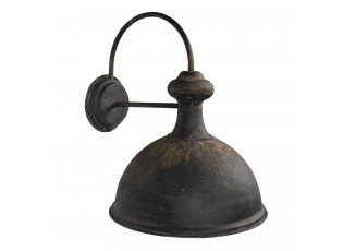 Nástěnná vintage černá retro lampa Helene - 43*35*44 cm