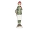 Dekorační figurka dítěte s ptačí budkou Bebe - 4*4*16 cm