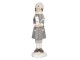Dekorační figurka holčičky s dárkem Bebe - 4*4*16 cm