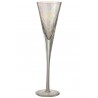 Duhová sklenička na šampaňské Oil transparent - Ø 7*28 cm