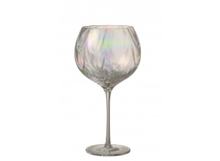 Duhová sklenička na víno Oil transparent - Ø 11*21 cm