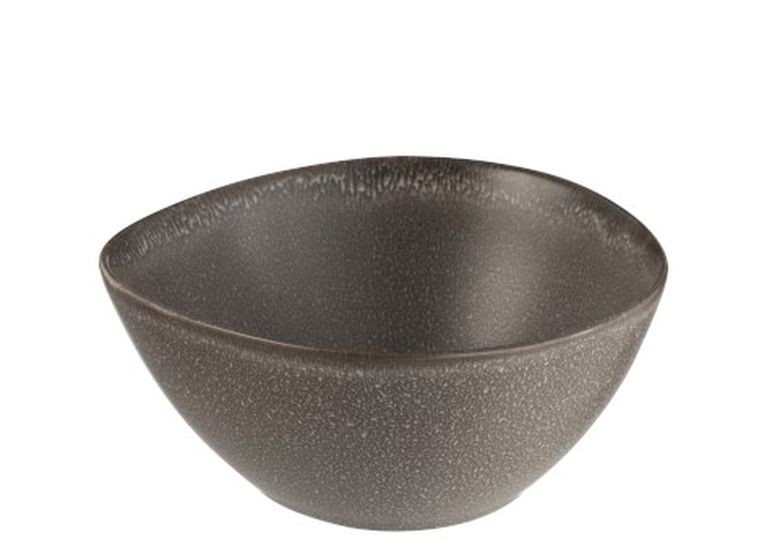 Šedo-hnědá miska Louise taupe - 15*15*6cm