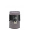 Šedá svíčka Granite válec M - Ø 7*10 cm/48h