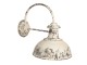 Krémová vintage nástěnná lampa s patinou Paulin - 47*30*40 cm