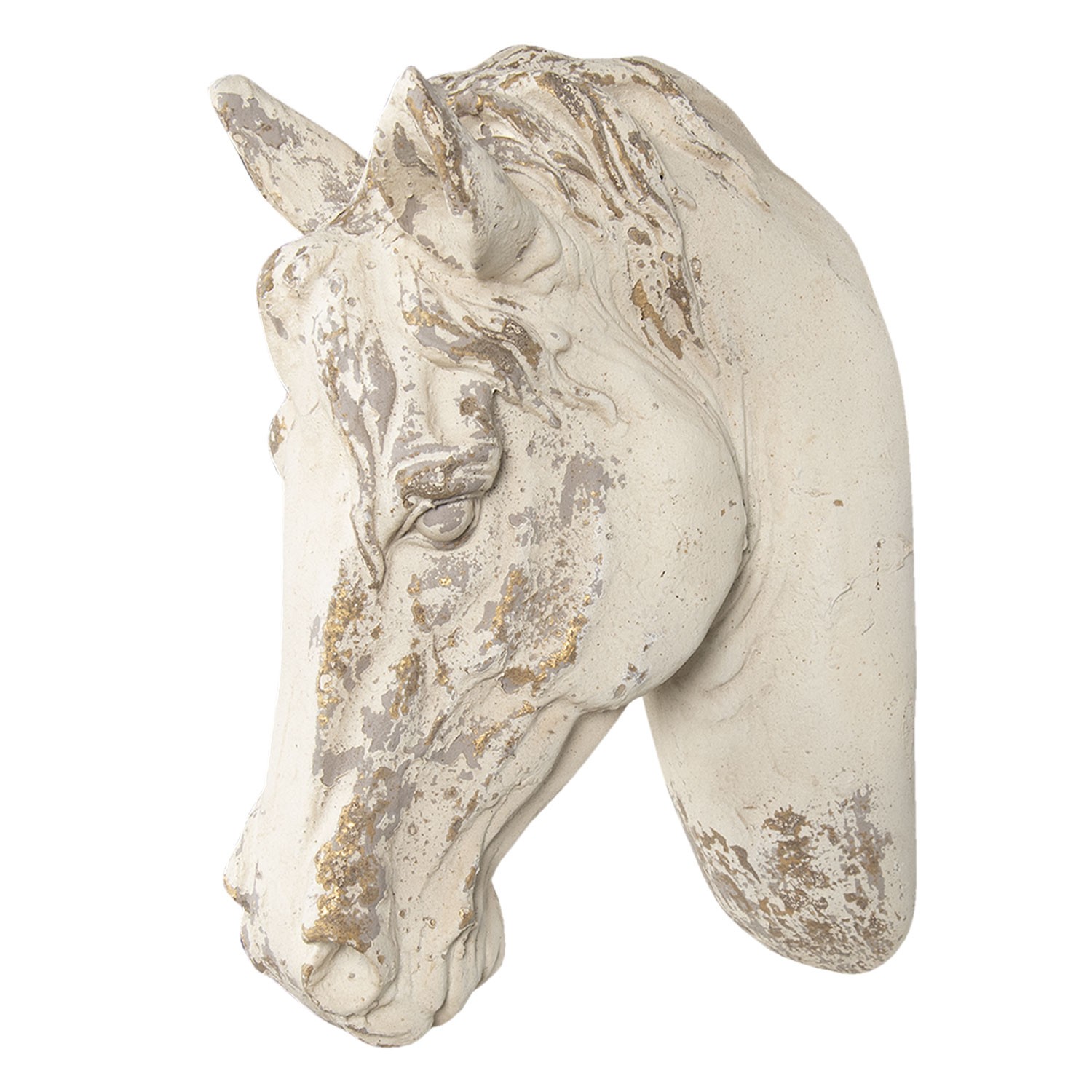 Nástěnná dekorace hlava koně - 32*16*45 cm 6PR3052