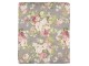 Taupe přehoz na jednolůžkové postele s růžemi Roses - 140*220 cm