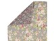 Taupe přehoz na jednolůžkové postele s růžemi Roses - 140*220 cm