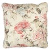 Béžový povlak na polštář s květinovým motivem Bourgeon - 50*50 cmBarva: Vícebarevné Materiál: Polyester Hmotnost: 0,14 kg 