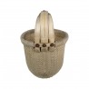 Oválný pletený vrbový košík 50cm - 43*40*60cm