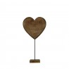 Dekorace srdce z mangového dřeva na podstavci - 27cmBarva: Hnědá Materiál: Mangové dřevo Hmotnost: 0,24 kg 