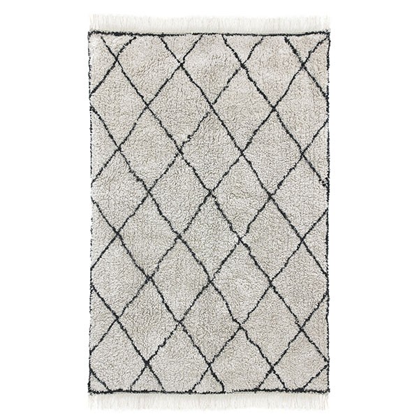 Tkaný bavlněný koberec s diamantovým vzorem Diamond - 120*180 cm TTK3029