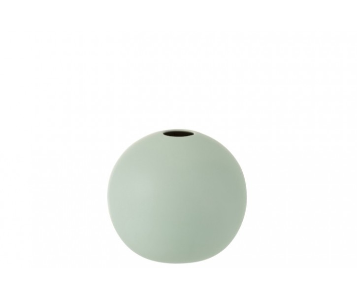 Světle zelená keramická váza MINT M - 18*18*18 cm