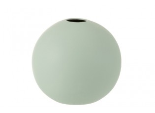 Světle zelená keramická váza MINT L - 25*25*23,5 cm