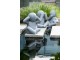 3 ks dekorativních šedých sošek panáčků L - 47*34*65 cm