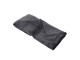 Šedý plyšový pléd Olaf dark grey - 150*200 cm