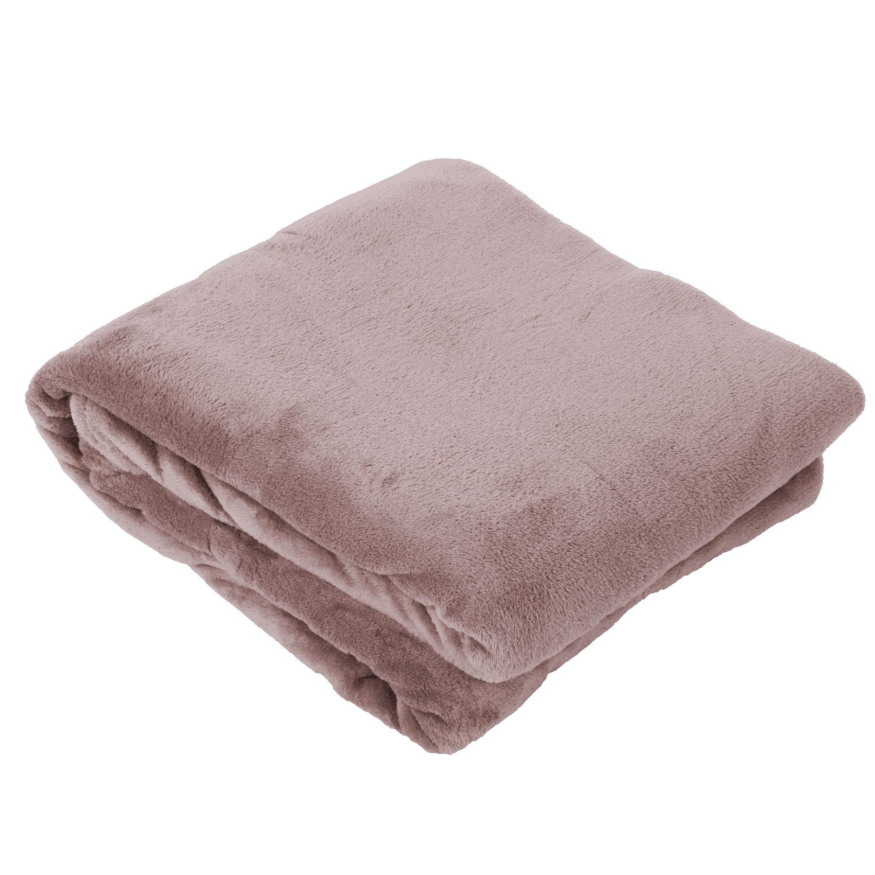Taupe plyšový pléd Olaf taupe - 150*200 cm