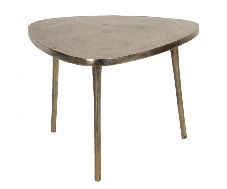 Odkládací stolek zlatý Asymétrique - 60*60*42 cm
