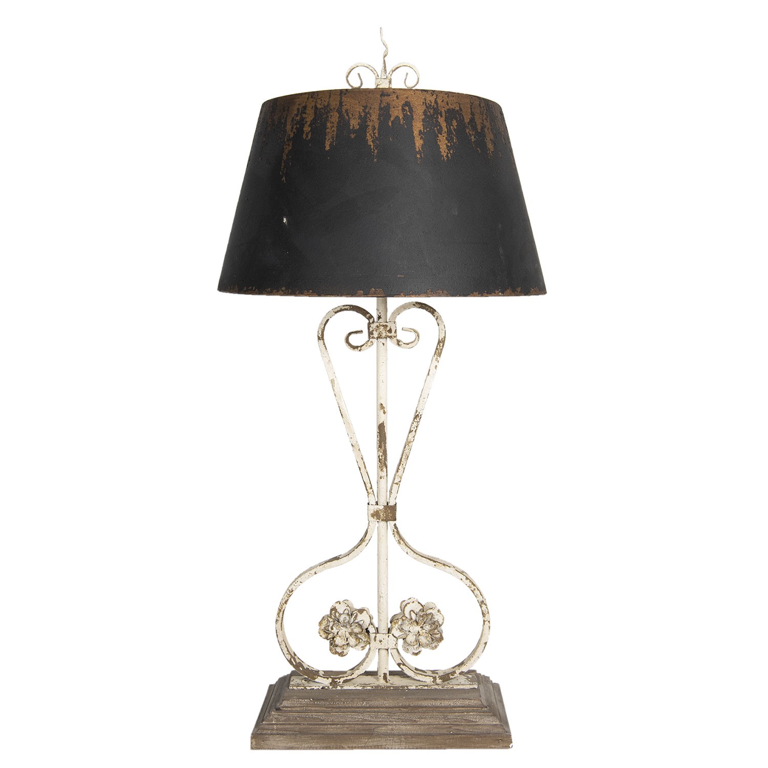 Vintage stolní lampa s patinou Tristram - 48*48*105 cm E27/max 1*60W