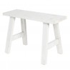 Bílá dekorační stolička ze dřeva Quinton - 40*14*27 cm

Barva: Bílá
Materiál:Dřevo
Hmotnost: 2,66 kg
