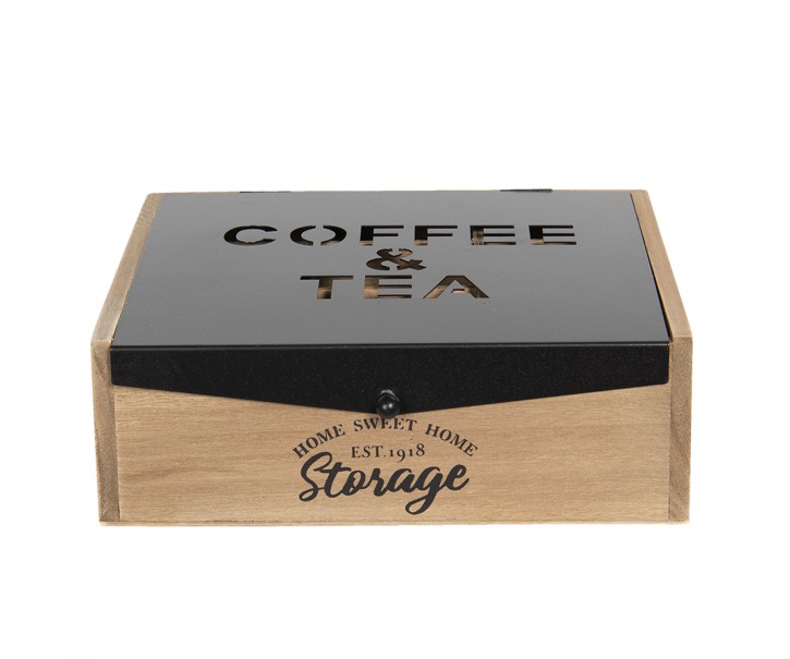 Krabička na čaj Coffee & Tea - 24*25*8 cm