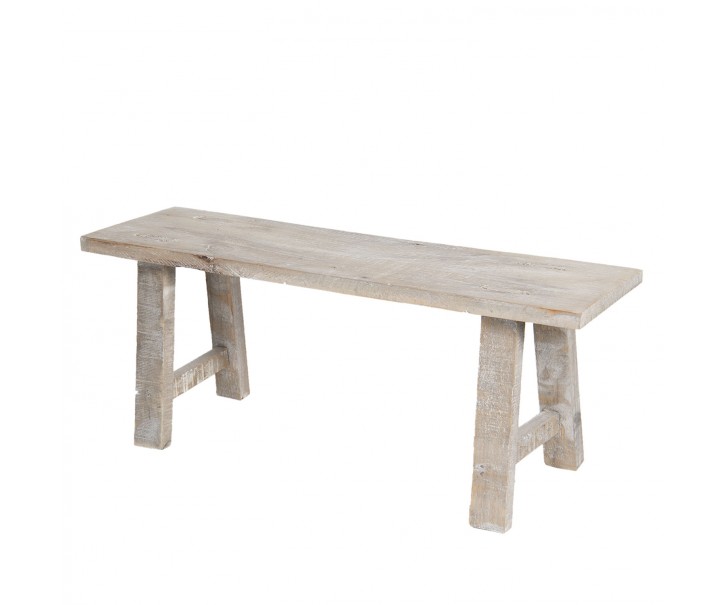 Dekorační stolička z neopracovaného dřeva - 48*13*28 cm