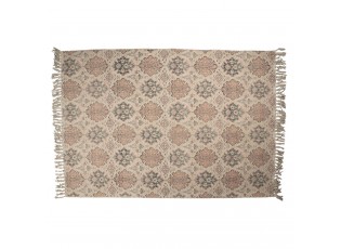Bavlněný koberec ve vintage stylu s ornamenty - 140*200 cm