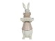 Dekorace králičí dívka s podnosem - 15*13*37 cm