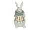 Dekorace králíka se zlatým srdíčkem - 17*14*33 cm