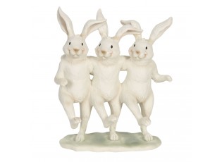 Dekorace tančících králíků - 16*9*19 cm