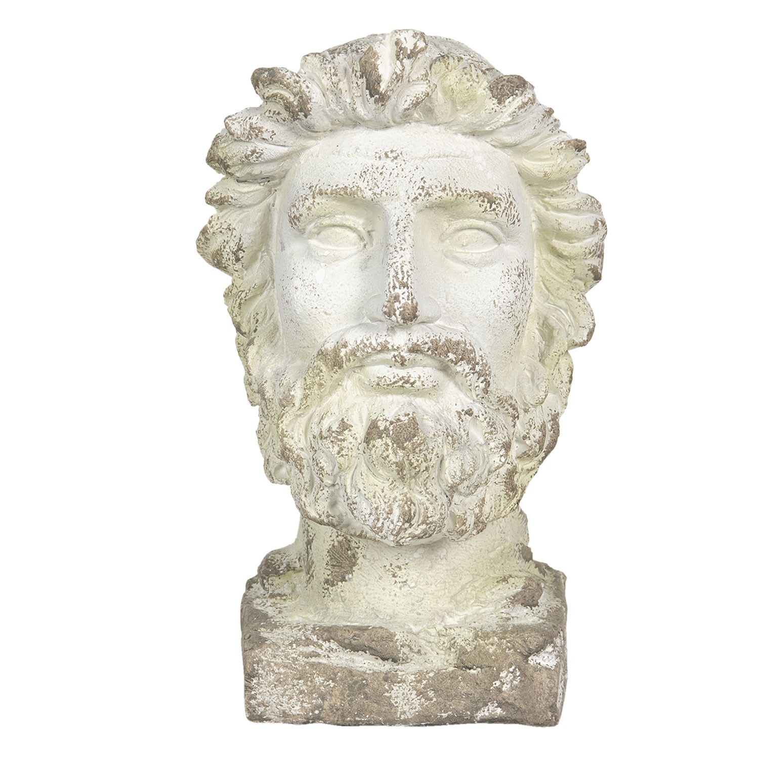 Krémová kameninové busta muže antik Hervé - 31*25*43 cm Clayre & Eef