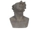 Kameninový květináč v designu antické busty Géraud - 27*25*39 cm