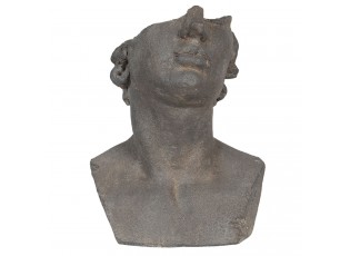 Kameninový květináč v designu antické busty Géraud  - 27*25*39 cm