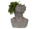 Kameninový květináč v designu antické busty Géraud - 27*25*39 cm