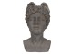 Kameninová busta v antickém stylu Géraud - 25*28*48 cm
