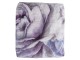 Světlý plyšový pléd s květy Fion - 130*180 cm