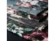 Sametový nástěnný panel s květy Florien 9 - 35*45*1cm