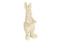 Velikonoční dekorace krémového králíka Métallique - 6*6*13 cm